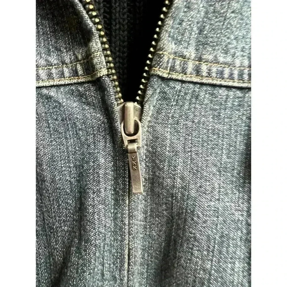 Marsh Landing Jean Sweater Zip Up Jacket Medium - Picture 7 of 8